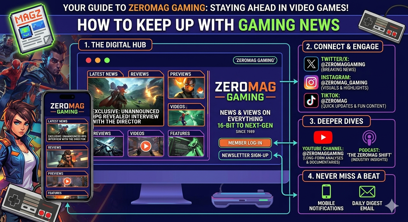 how to keep up with gaming news zeromaggaming